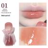 Daimanpu Clear Oxygen Mirror Lip Glaze: Watery Glass Jelly Lips in Milk Tea Shade Lip Gloss