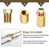 Inverted Flares  Brake Line Fittings Nuts Assortment 3/8-24 Inverted 3/16 Kit Se