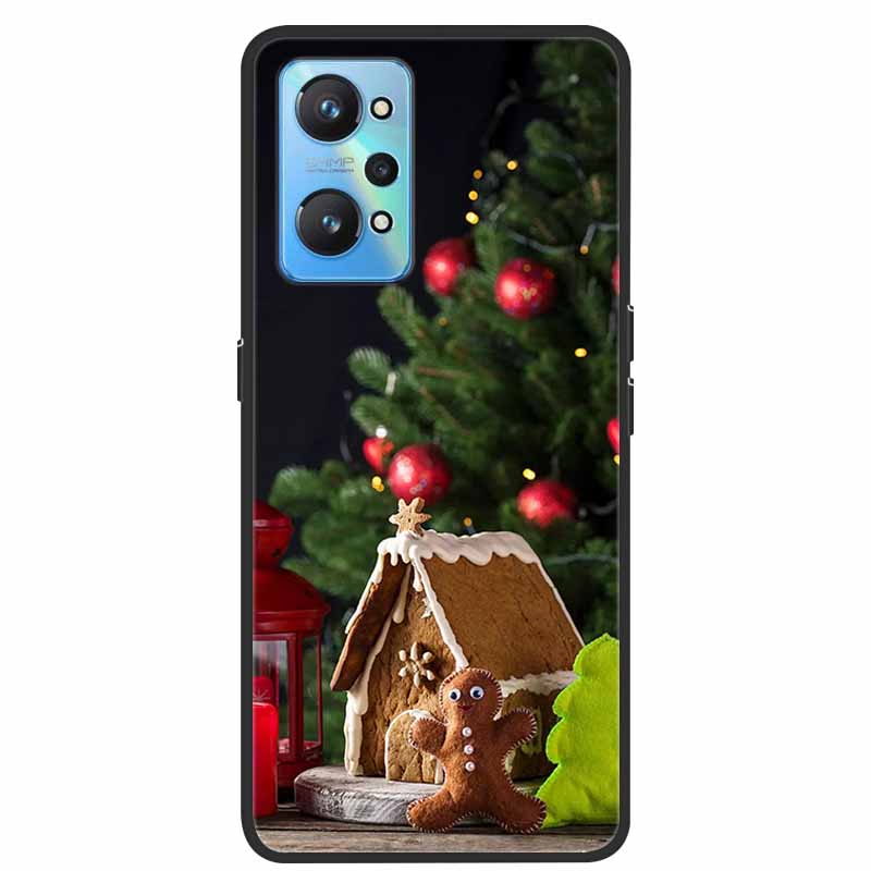 Christmas Cover For Realme GT Neo 2 2T 3 3T Cases Lovely Soft TPU Silicone Covers for Realme C21Y C25Y Q5 Pro Neo2 Neo3 Neo2T