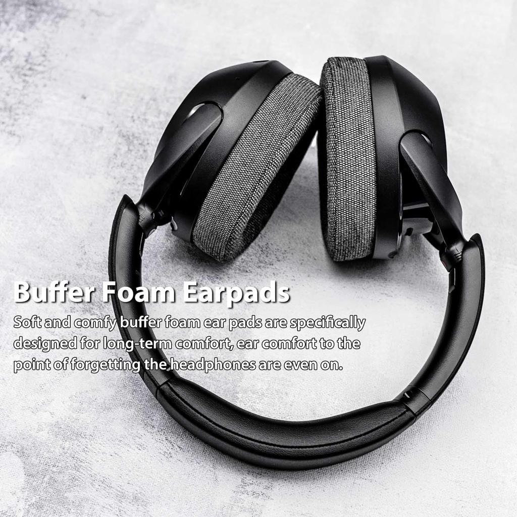 WH-XB910N Ear Pads - TRANSTEK Replacement Ear Cushion Compatible with WH-XB910N XB910 N Headphones (Grey Fabric)