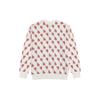 MLB Los Angeles Dodgers Vintage Floral Print Graffiti Crewneck Loose Casual Sweatshirt Unisex sweatshirt Cream 3AMTM0231-07CRS