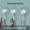 Strong Adhesive Suction Cup Hook for Key and Hat Storage, No-Drilling Needed