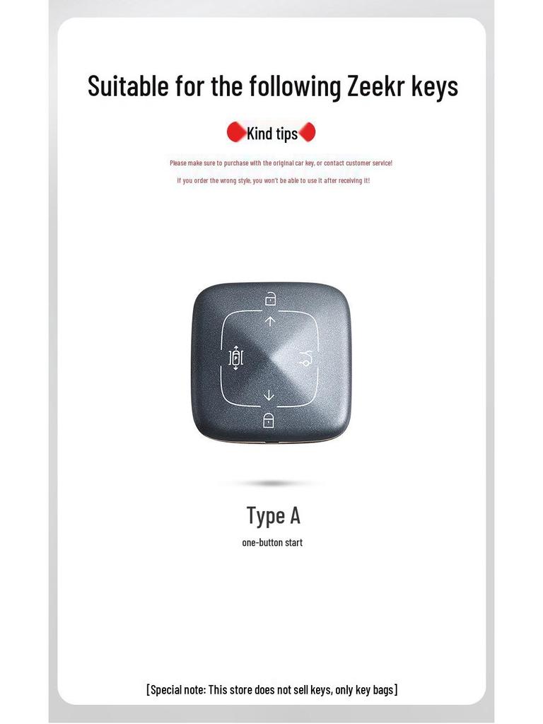 Bluetooth Schlüsseletui für Zeekr JiKe 007 - Auto Zubehör Schale, Schnalle und Herren Tasche