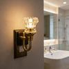 Vintage Plug-In Night Light with Resin Dusk-to-Dawn Sensor Brass Base LED Lamp Light Energy-Saving Ambient Night