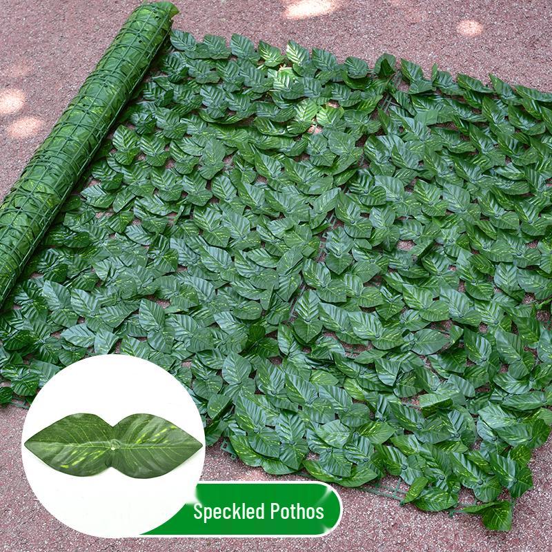 Artificial Green Plant Fence Vines & Ceiling Decoration Sunshade Net