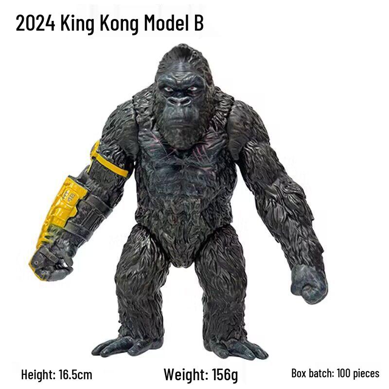 

Godzilla vs. Kong 2nd Gen King Kong Scar Hand-Painted Figurine Collection