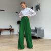 Women'S Pants Fashion Loose Full Length Ladies Trousers Casual High Waist Wide Pants