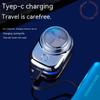Mini Electric Travel Shaver for Men Pocket Size Washable Electric Razor Mens Rechargeable Portable Cordless Shaving Beard