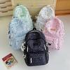 High Value Casual High School Student Schoolbag Women's Large Capacity College Style Fashion Versatile Backpack Shoulder Bag
