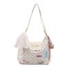 Fashion trendy polka dot 2025 large-capacity pendant summer new large-capacity Korean version commuter double shoulder underarm shoulder bag
