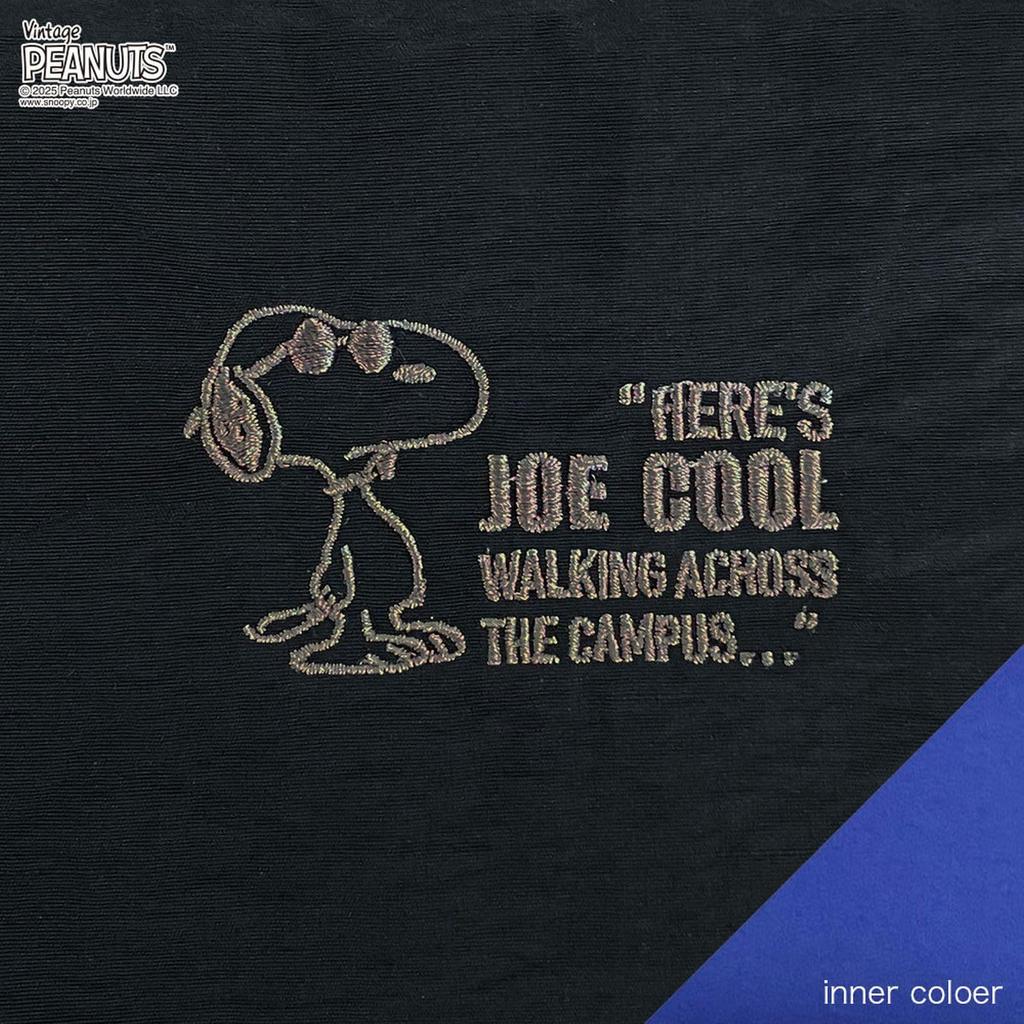 Mochila Mini Fofa Bordada Snoopy Rootote, 2 Vias, Acolchoada IP Theo-Lu, Peanuts-0S, 8453 (03 Preto Fosco)