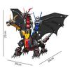 Creativo 1400PCS Personaggio di Gioco Hydreigon Drago Blocchi da Costruzione Drago Tre Elementi Mattoncini da Assemblare Giocattoli Regalo Per Ragazzo Adulto senza scatola