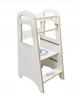 Kitchen Helper For Children 2 In 1 Solid White Board Pl