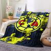 1PC Club America Patterned Flannel Blanket Suitable For All Seasons for Home Decor Warmth and Comfort Gifts Holiday Present