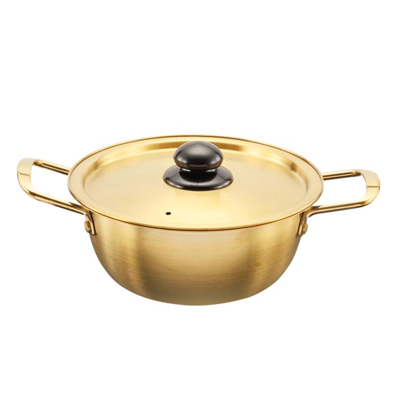 ZISIZ 16cm Korean Style 304 Stainless Steel Ramen Pot