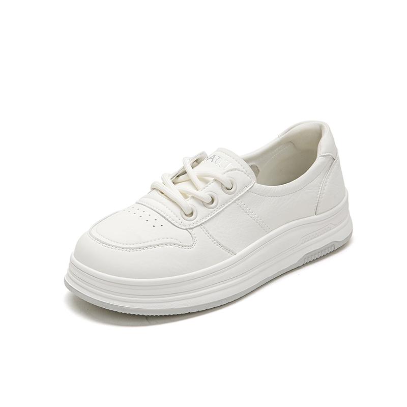 Korean Version Thick Sole White Shoes for Women