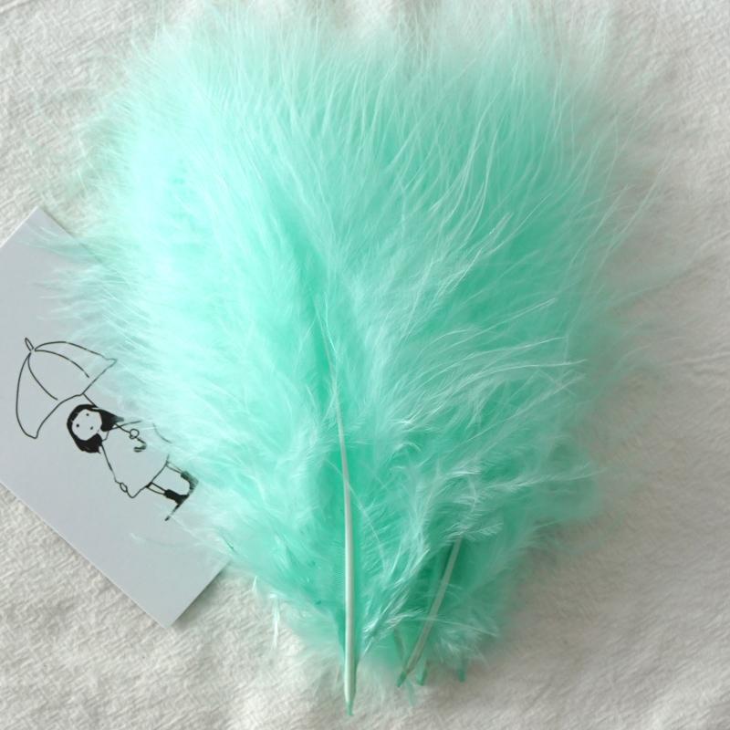 50Pcs Fluffy Turkey Marabou Feather 10-15Cm Turkey Feathers Decoration Accessories For Jewelry Clothes Wedding Plumes DIY Crafts