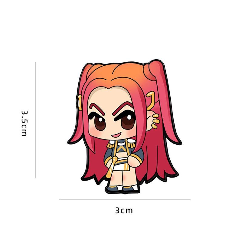 1/4 Pcs K- Enamel Brooches  Girl Group Collection Lapel Pin Cute Clothing Backpack Badge Decor Gift For Fans