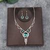 Set di Collana e Orecchini alla Moda in Stile Coreano: Accessori Perfetti per Matrimonio Sposa