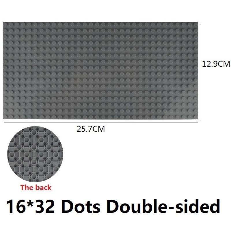 Non-Toxic Single Double Sided 32X32 16X16 16X32 Dots Classic Base Plates Blocks Diy Small Size Bricks Baseplates Construction Building Toy