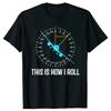Airplane Attitude Indicator This Is How I Roll Graphic Cotton TShirt Unisex Casual Pilot