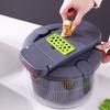 Manual Multi-functional Vegetable Dehydrator Set with Slicer Salad Spinner Vegetable Slicer  Fruit