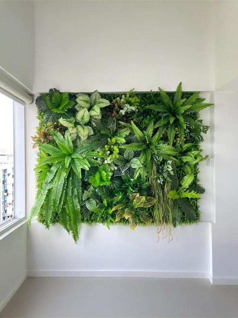 Artificial Green Wall Decoration - Indoor/Outdoor Plant & Flower Modular Background Wall
