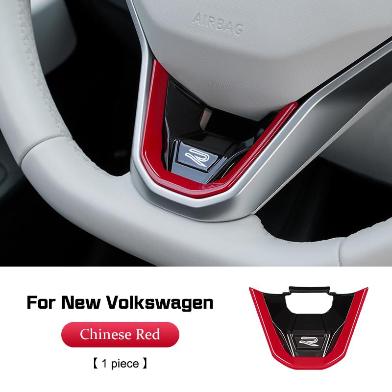 2026 Hot For Volkswagen VW New R R-Line Logo Car Steering Wheel Decoration Cover Accessories For VW Polo Golf MK4 Passat Tiguan