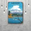 Lassen National Park Retro Vintage Tin Sign Poster Decorative Plaque Metal Plate Wall Decor