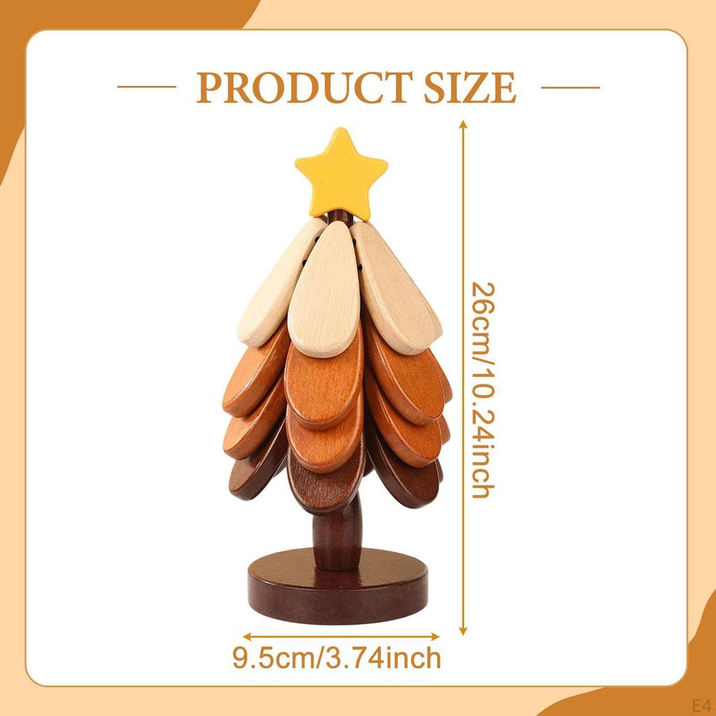 Wooden Tree Trivets Plate Mats Decoration Pot Holders Wood Christmas Coaster Set for