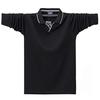 Men's Collared Polo Shirts Casual Long Sleeve Polo Shirts Button Down Pullover Shirts Solid Color Golf Shirts Spring Fall Tops Sweatshirts for Men