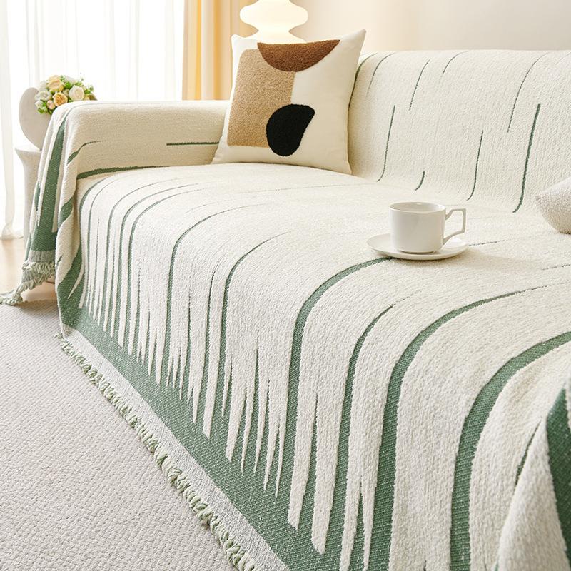Cream Time Bejirog Sofa Towel Sofa Cover All-Inclusive Sofa Cover Dust Cover Living Room One-Piece Sofa Cover Cloth