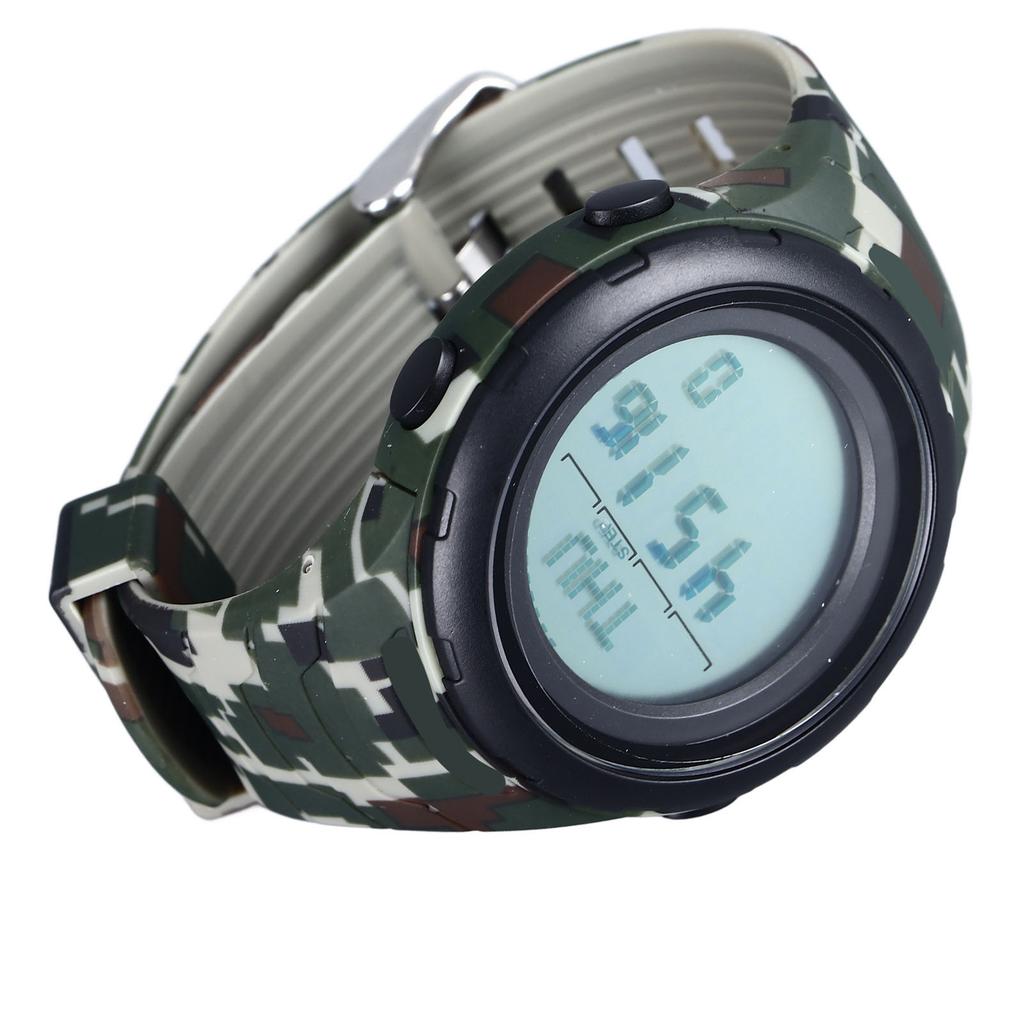 Analog Waterproof Sports Watch for Men 1 100 Second Stopwatch LED Display 12 24 Hour Format Digital Sport Watch OD