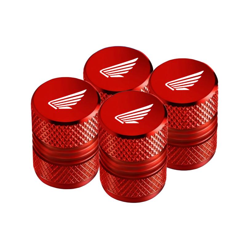 4Pcs Metal Car Tire Valve Cover Wheel Stem Dustproof Air Cap Case For Honda CBR 125R 954 600 650F 650R 1100XX 1000F 600RR 1000RR