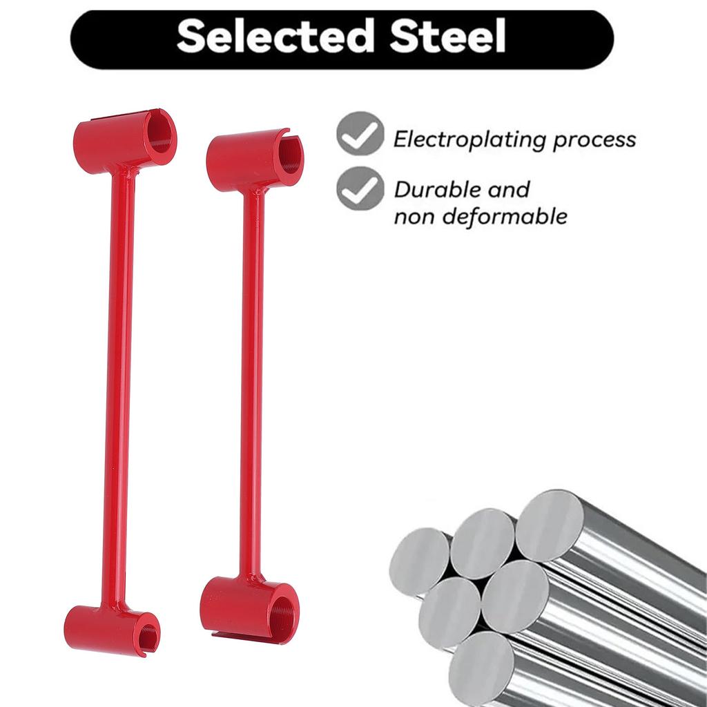 2Pcs Door Hinge Gap Adjusting Wrench Stainless Steel Portable Double Headed Door Hinge Spanner Repair Tool