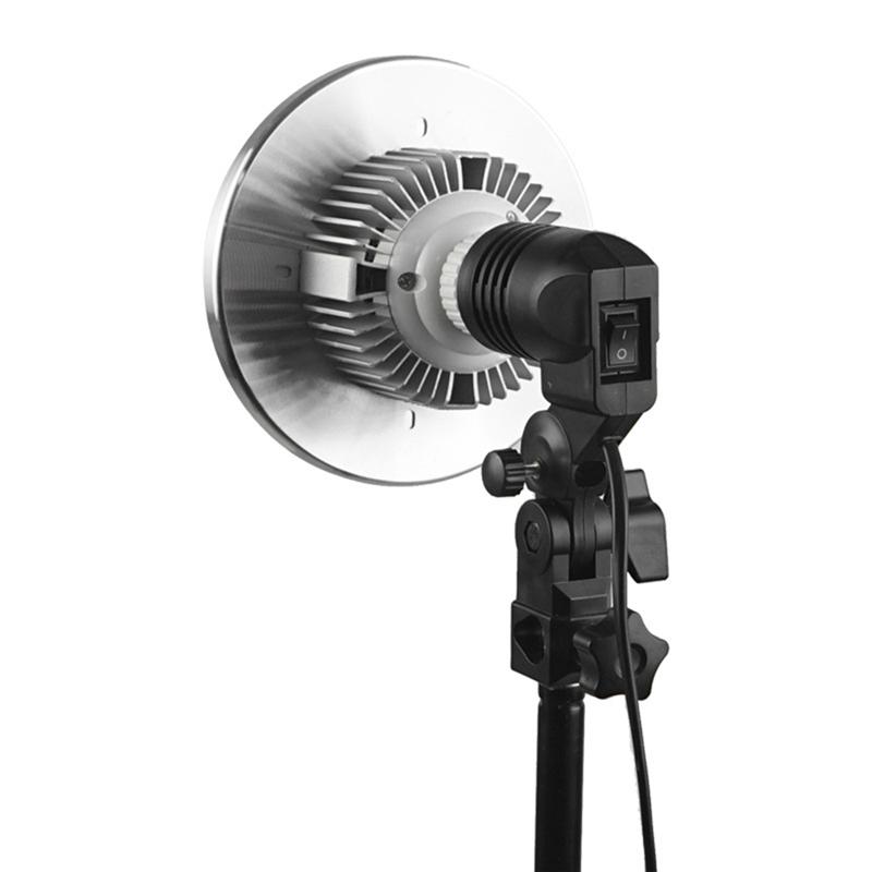 Photography E27 Bulb Stand With Umbrella Holder, 1.8m Cable Us Plug, Photo Studio Light Lamp Bulb Mount Socket For Studio Shooting