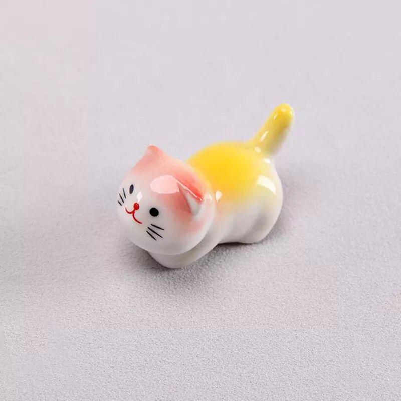 

Милые животные керамические кисти для рисования держатель для ручек стойка для ручек палитра для акварельной гуаши акриловая живопись художественные принадлежности жёлтый