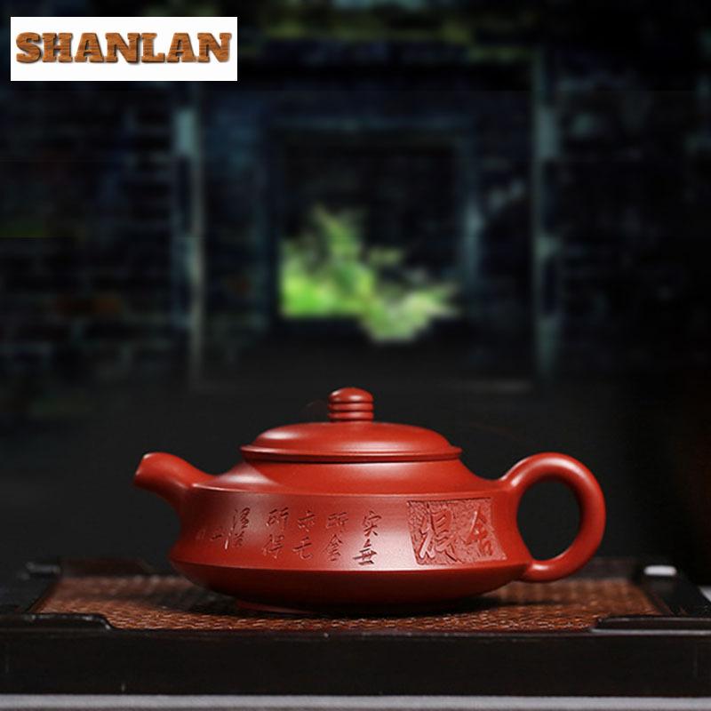 150ml Elegant Yixing Purple Clay Teapots Handmade Weekly Count Pot Raw Ore Zhu Mud Kettle Zisha Tea Set Tea Services Collection