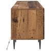 LED TV Stand ZWOLLE 153 x 35 x 43 cm Reclaimed Wood Engineered Wood