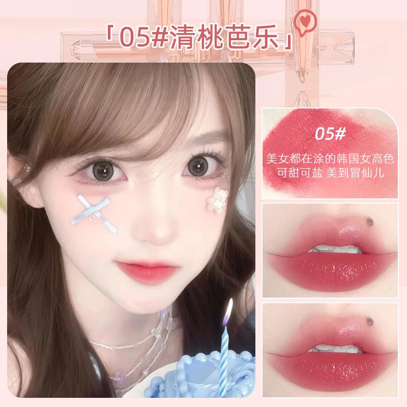 Hllr Glossy Moisturizing Lipstick Easy Coloring Long Lasting Non Stick Cup