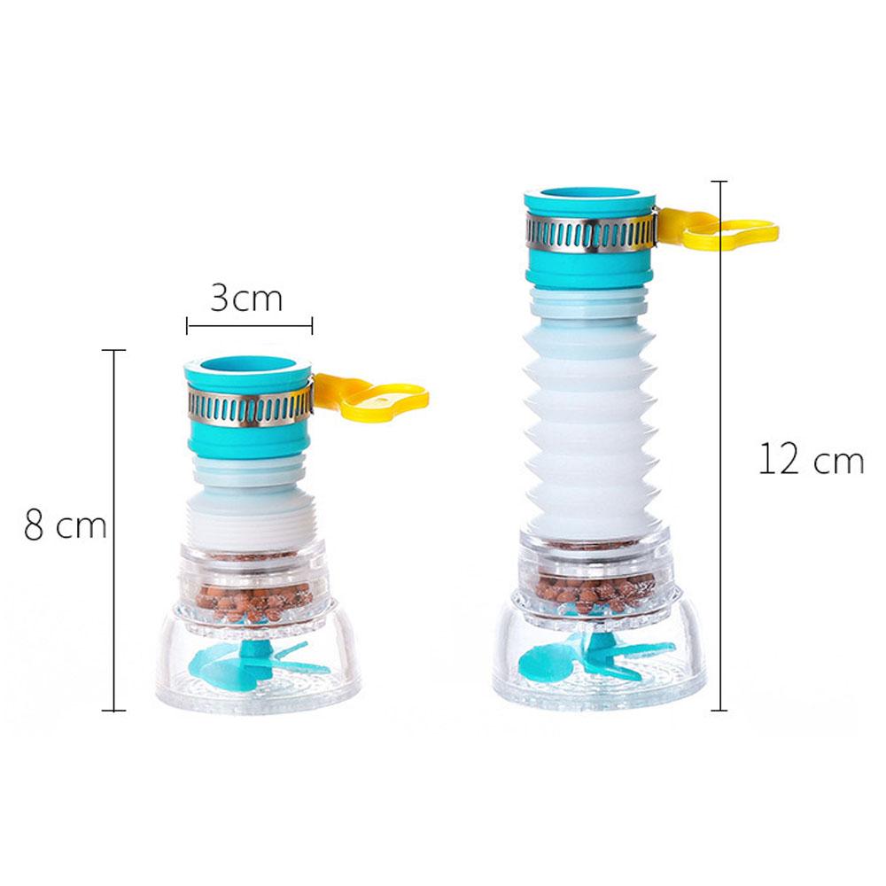 

3 PCS Faucet Can Rotate 360 Degree Shower Head Antispattering Water-saving Tap Nozzle Extended Filter Water Saving Device