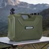 12L Emergency Water Storage Tank with Spigot and Hand Sanitizer Bottle No Leakage Camping Bucket for Outdoor Hiking Picnic