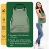 Adult Bibs-3 Pcs Washable Clothing Protector with Upgraded Crumb Catcher
