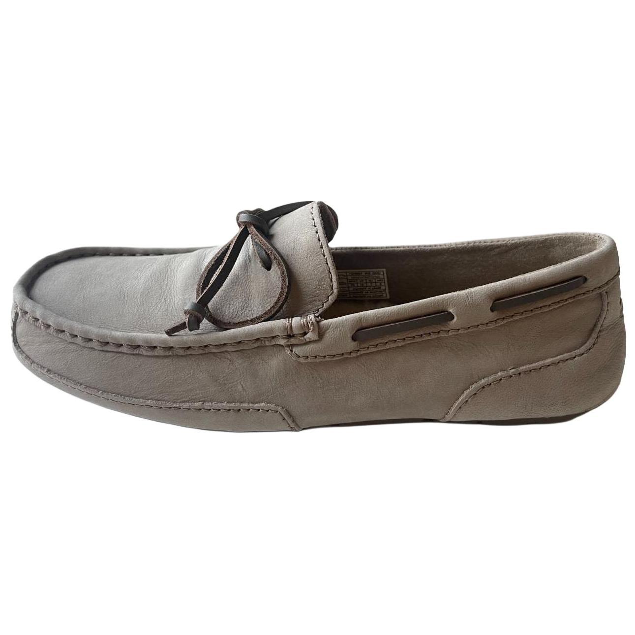 UGG Chester Capra Овчина Универсальные Винтажные Туфли-лодочки Мужская обувь Серый 1009521-PRM 41