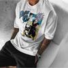 Dragon Ball Mens Tshirt Vegeta Summer Japan Anime Cotton Tee Spring and Autumn Boy Fashion Shortsleeved Parentchild Wear