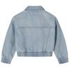 Minoti Girls Denim Cropped Bomber Jacket