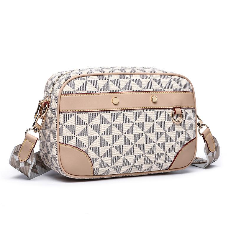European and American Printed Bags European and American Fashion Versatile One Shoulder Crossbody Bag Classic Retro Printed Bag Trendy