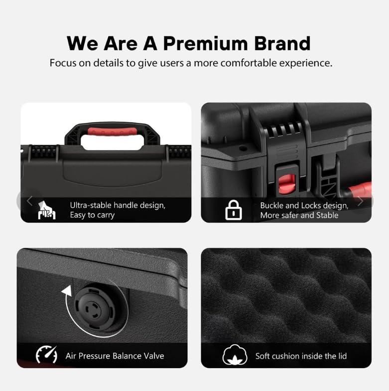 DJI Mavic 4 Pro Dedicated Storage Case, Waterproof Hard CaseCarrying Case for DJI RC2RC Pro 2 Transmitter, Mavic 4 Pro Accessories, Full Protection,