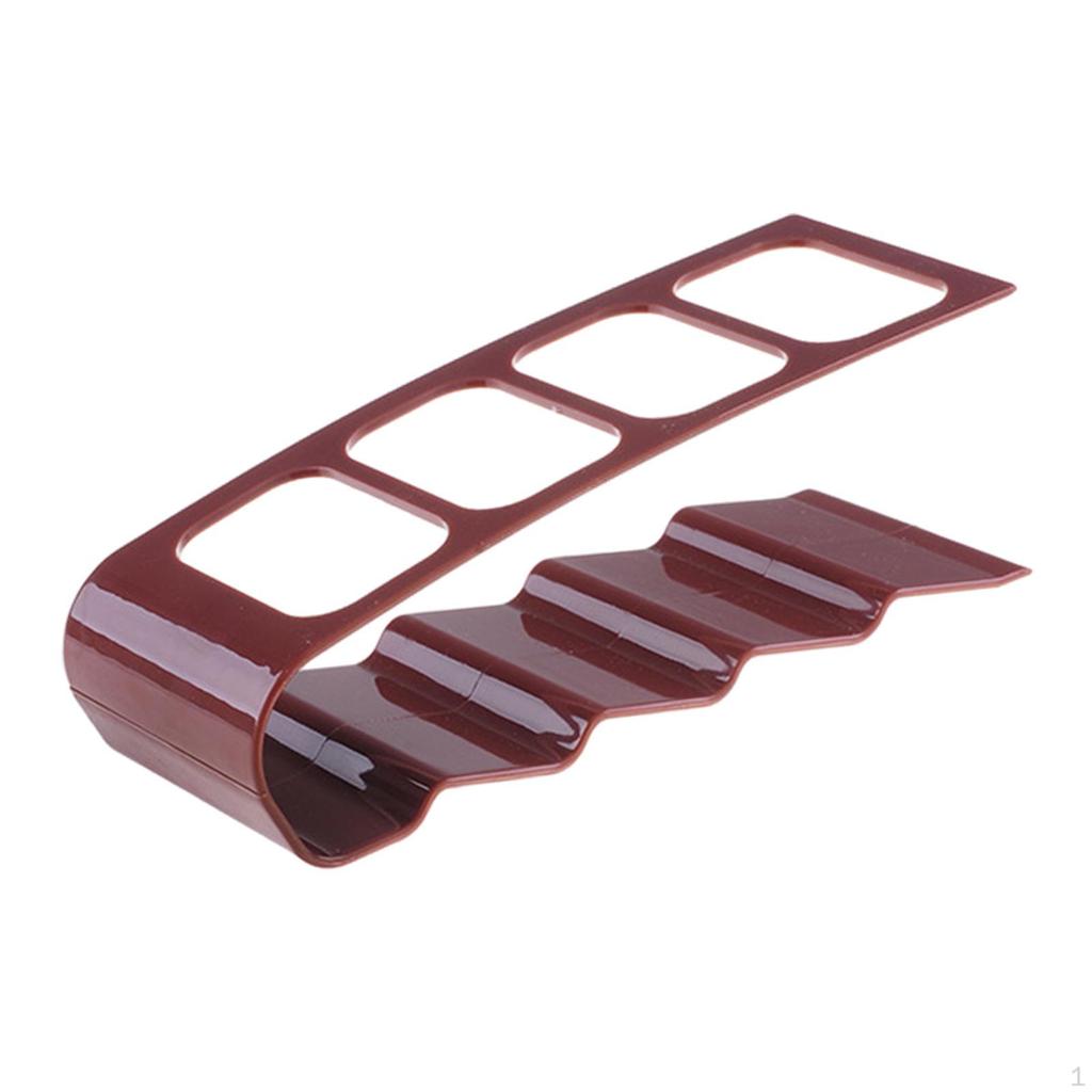 Držák ovládacích prvků Organizér 4 přihrádky Home Decor Jednoduchý design TV úložné police pro