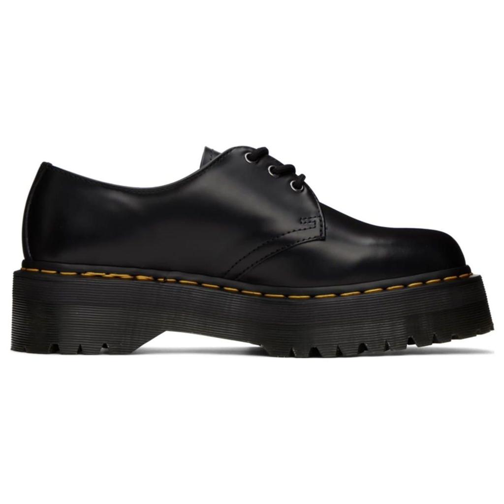 Dr. Martens 1461 Smooth Leather Platform Black Unisex Sneakers 25567001